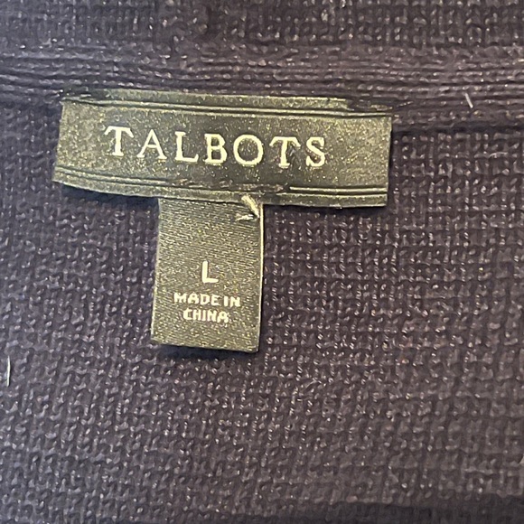 Talbots Zip Cardigan & Tank Twinset Sz L - Picture 11 of 16